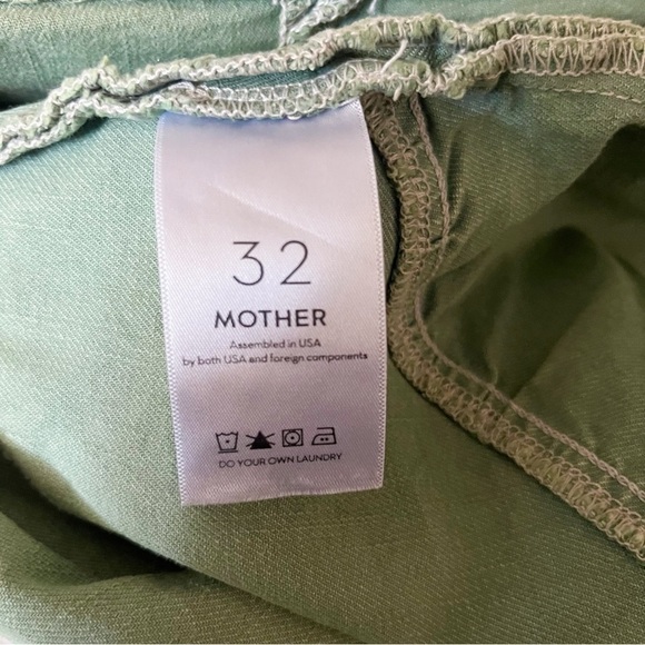 Mother The Ruffle Mini Skirt in Loden Frost Women's 32 - Picture 11 of 13